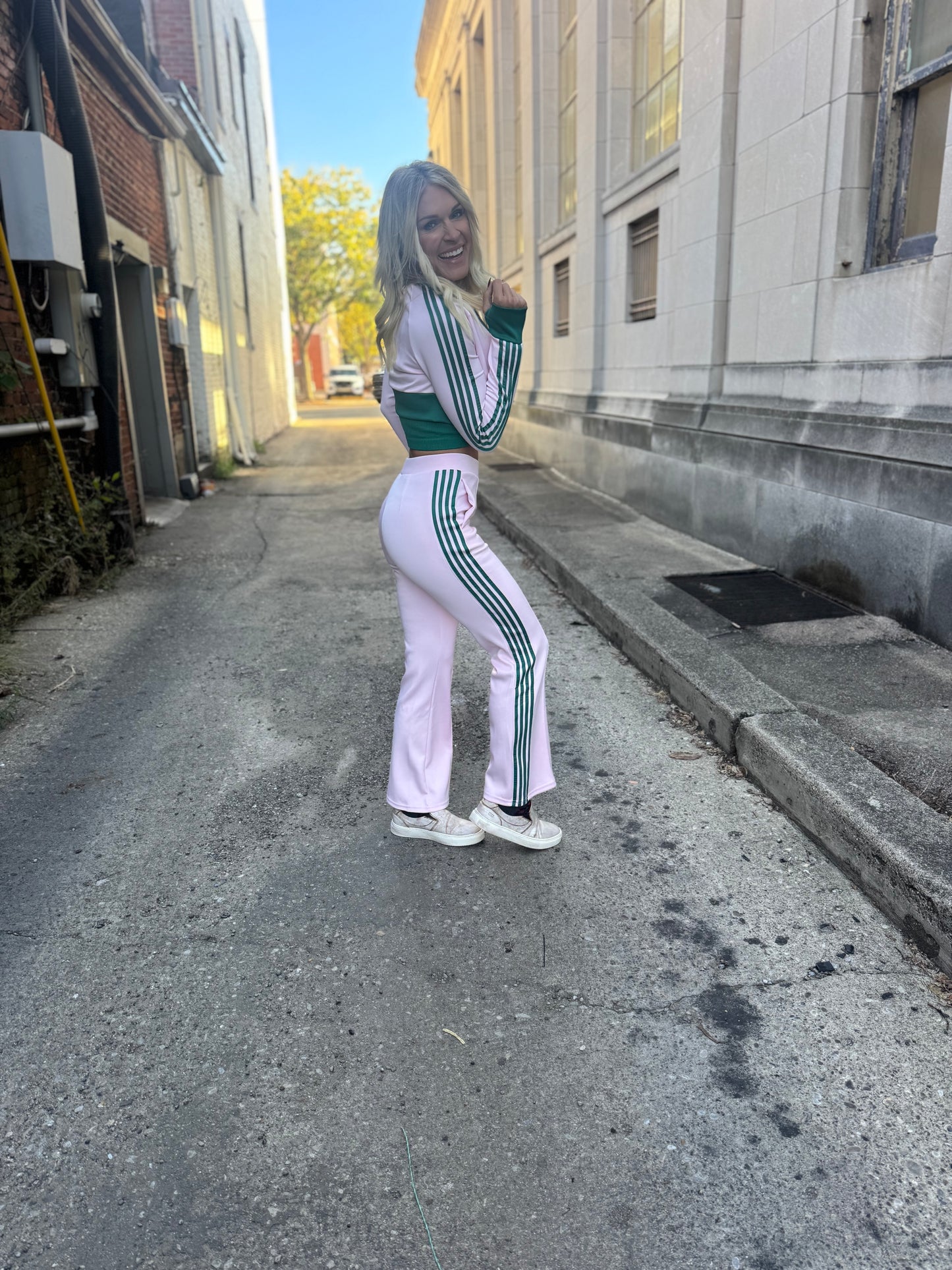 Pink Mellon Suit