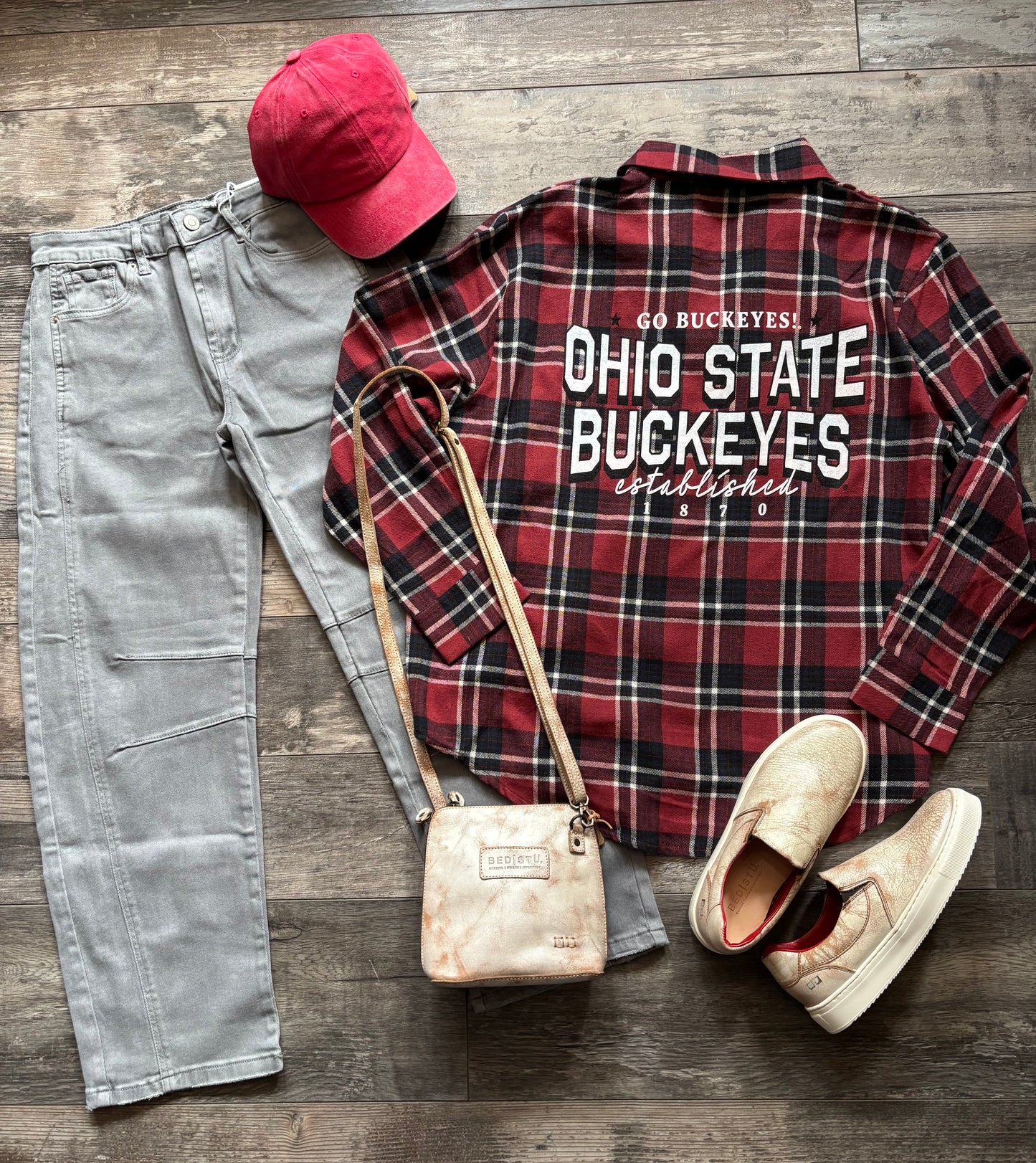 Game Day Barrel Jean