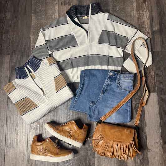 Fall Favorite Stripe Pullover