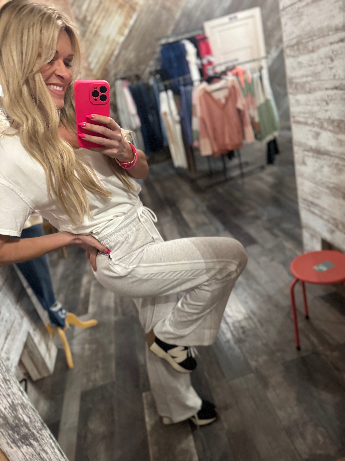 Stripe Trim Pants