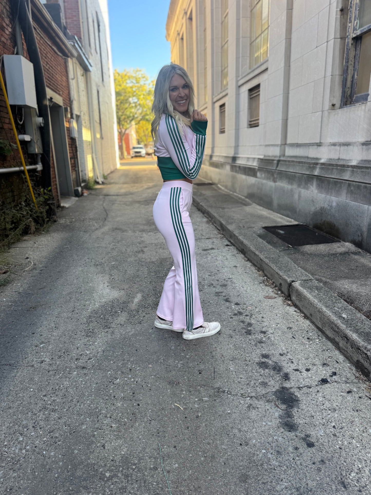 Pink Mellon Suit