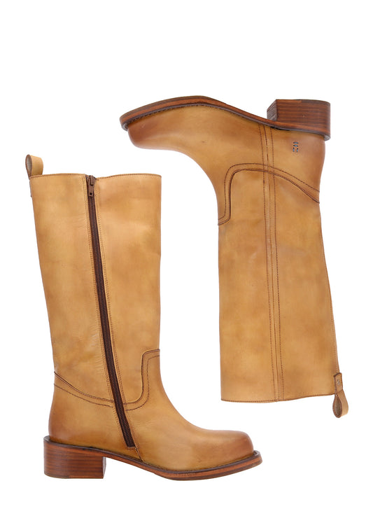 Froe Tan Leather Boot