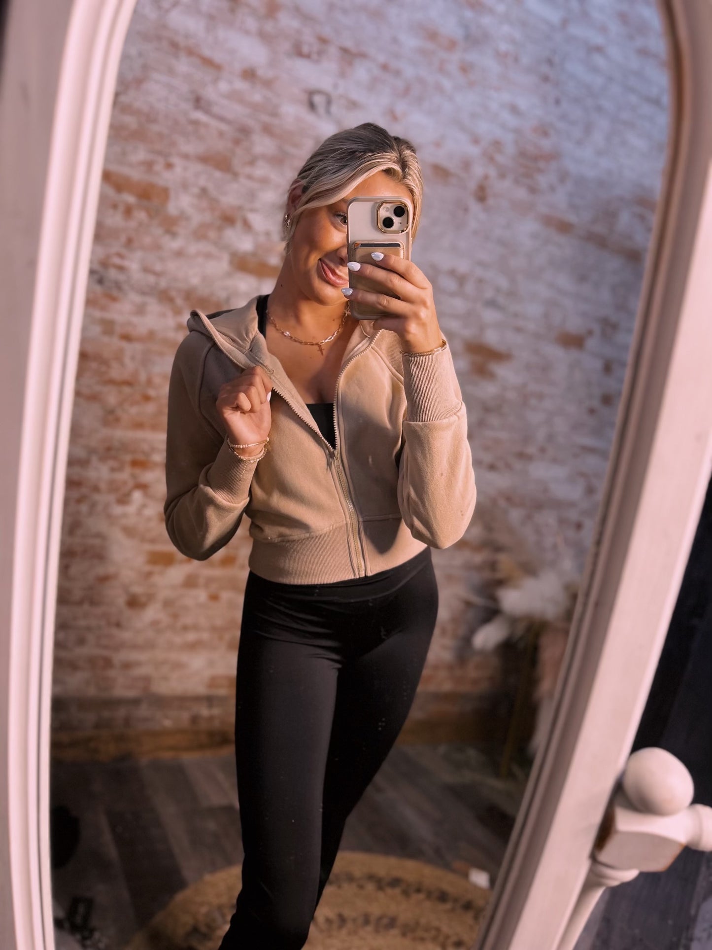 Deva Cropped Hooded Jacket