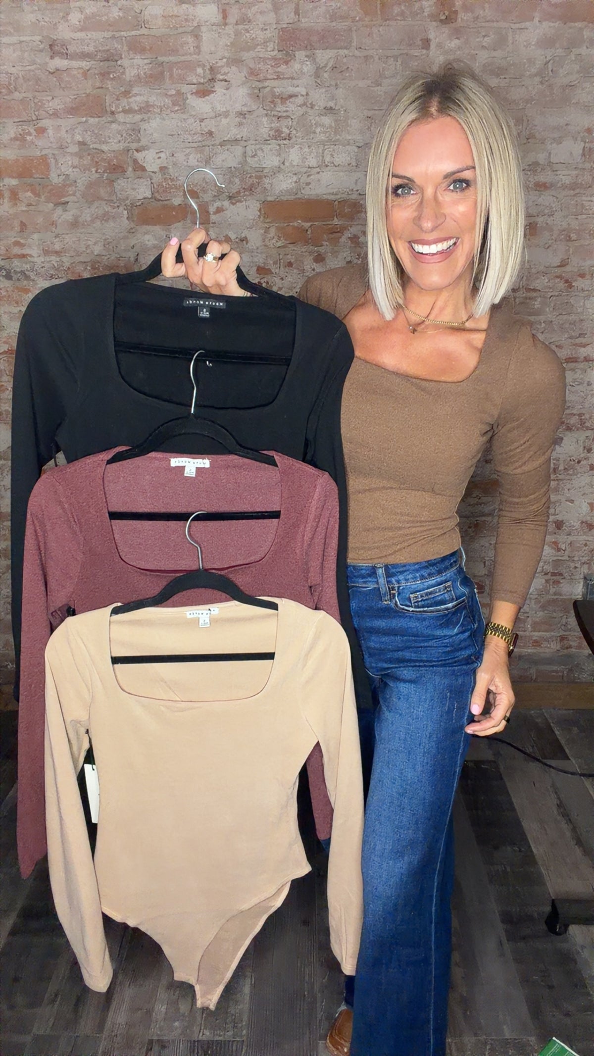 Soft Square-Neck Bodysuit