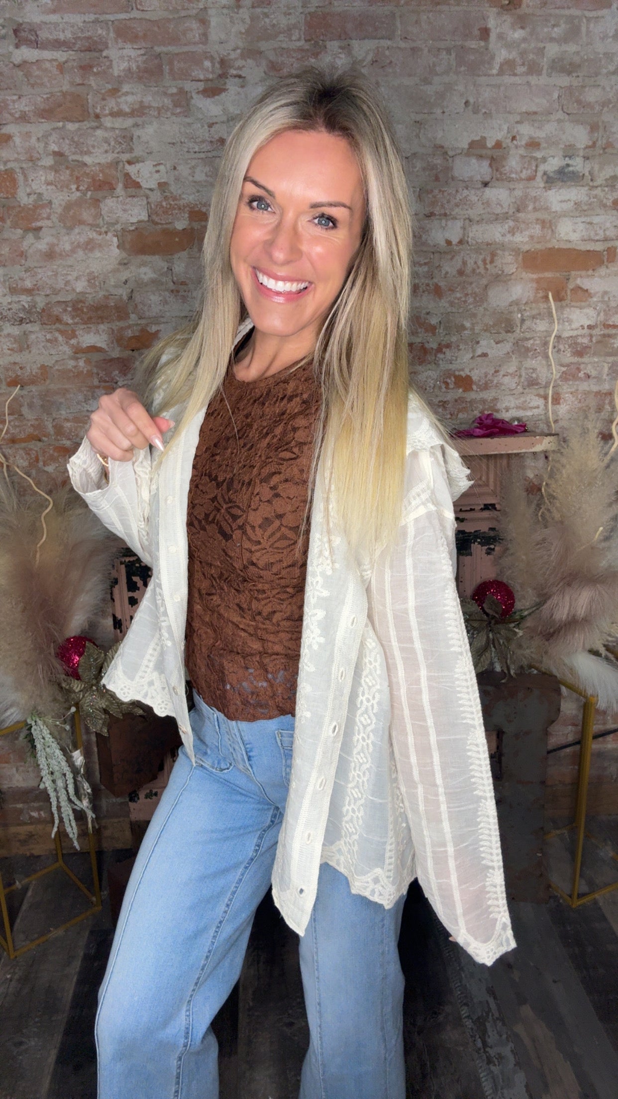 Spring Flowers Cardi