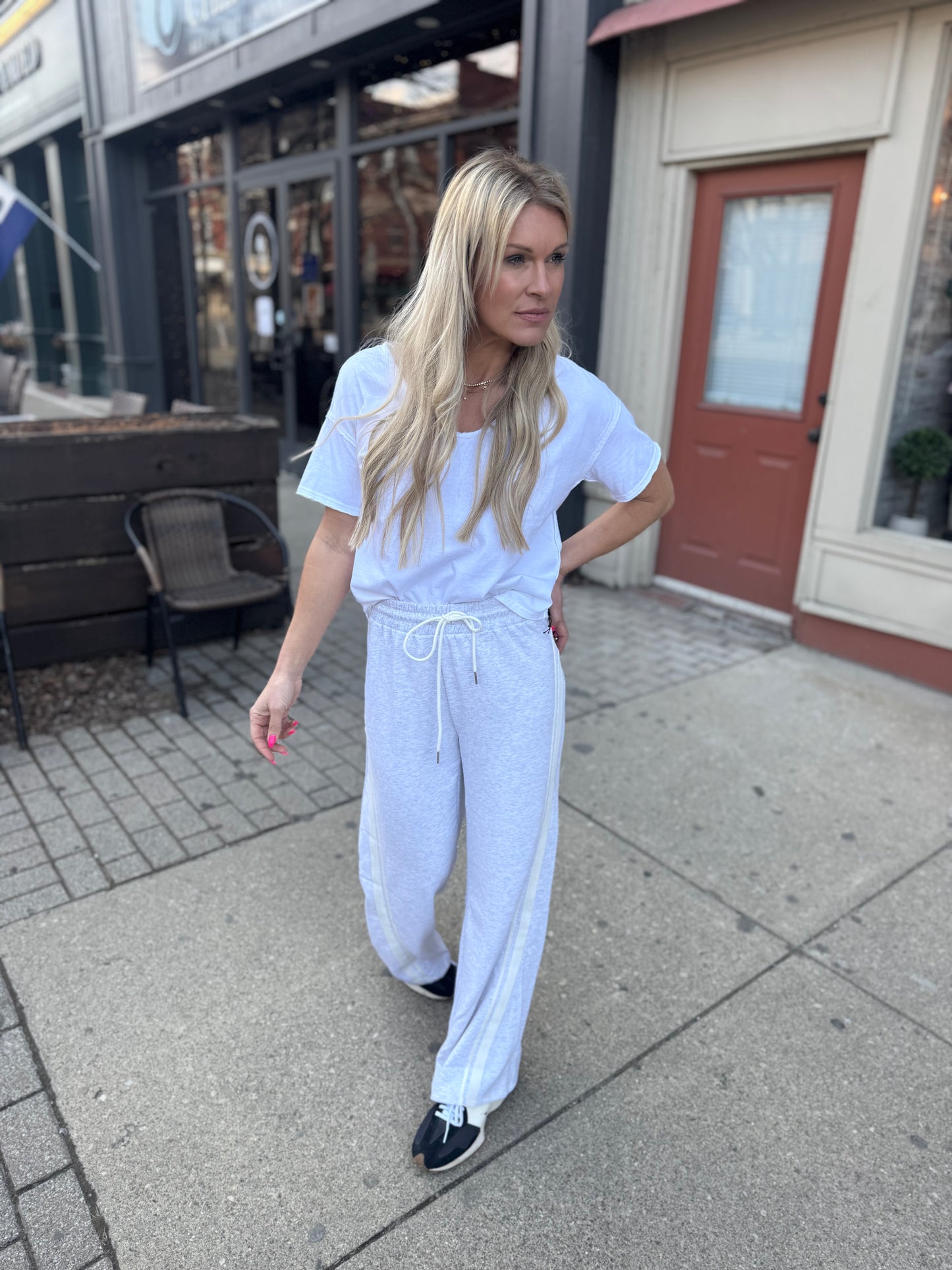 Stripe Trim Pants