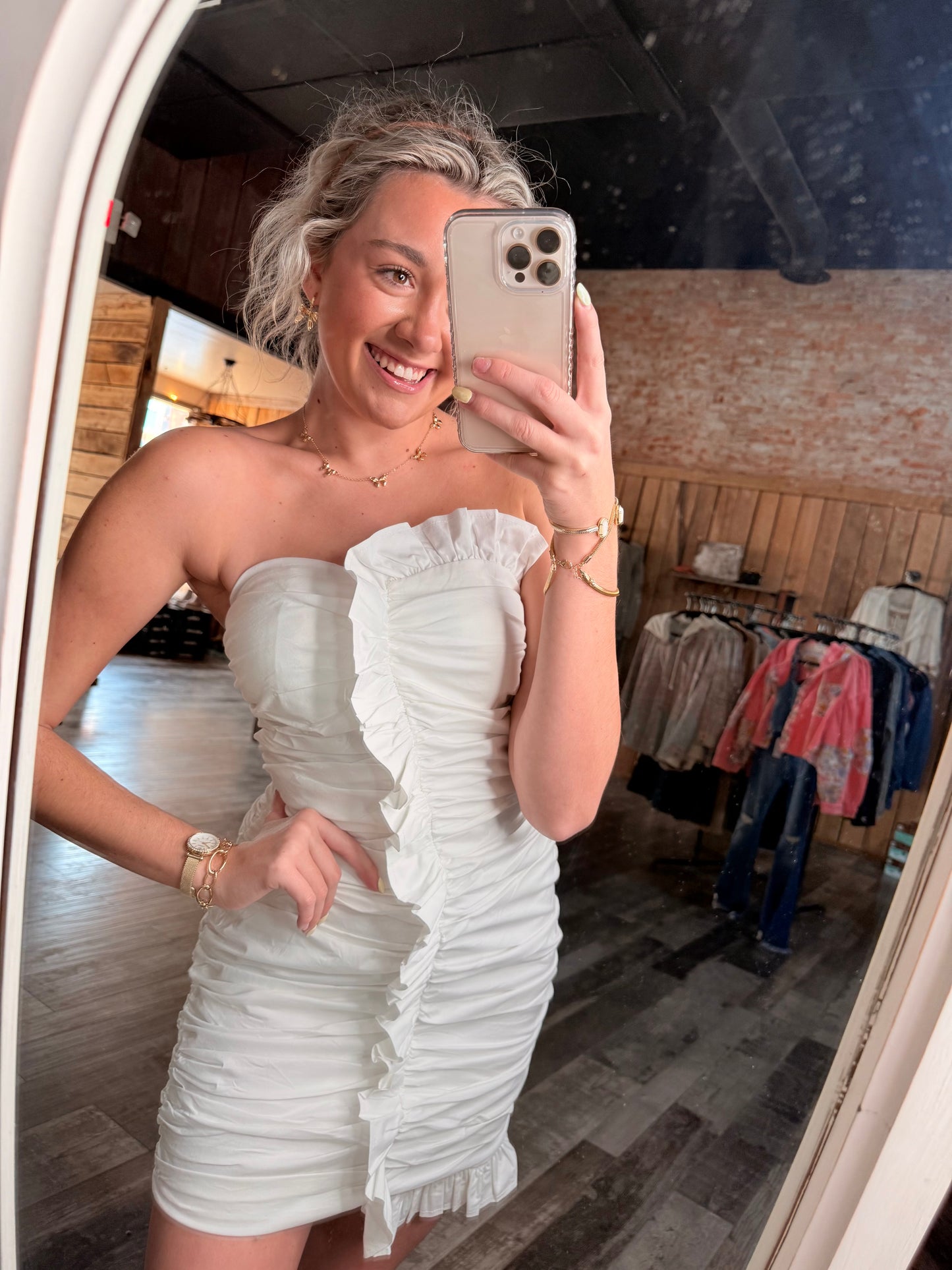 Sweetheart White Dress