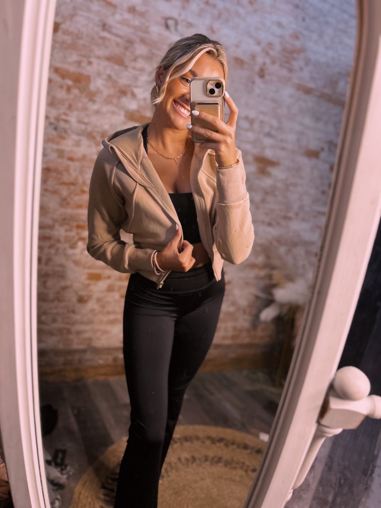 Deva Cropped Hooded Jacket