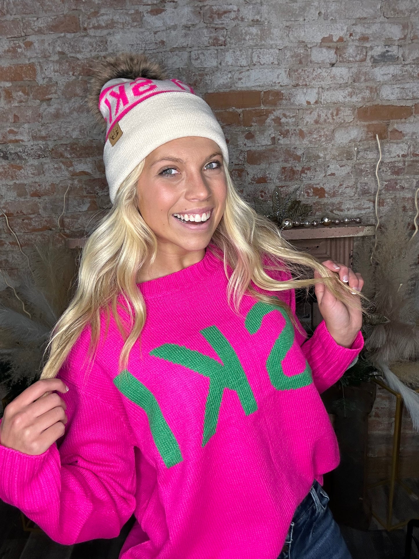 Ski Pink Girl