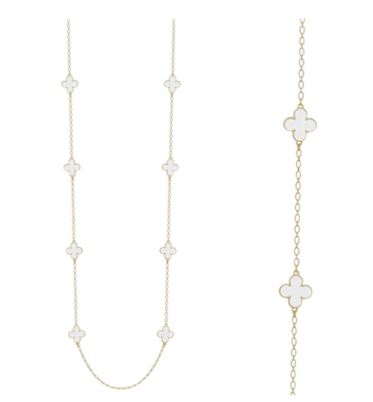 Clover Long Necklace