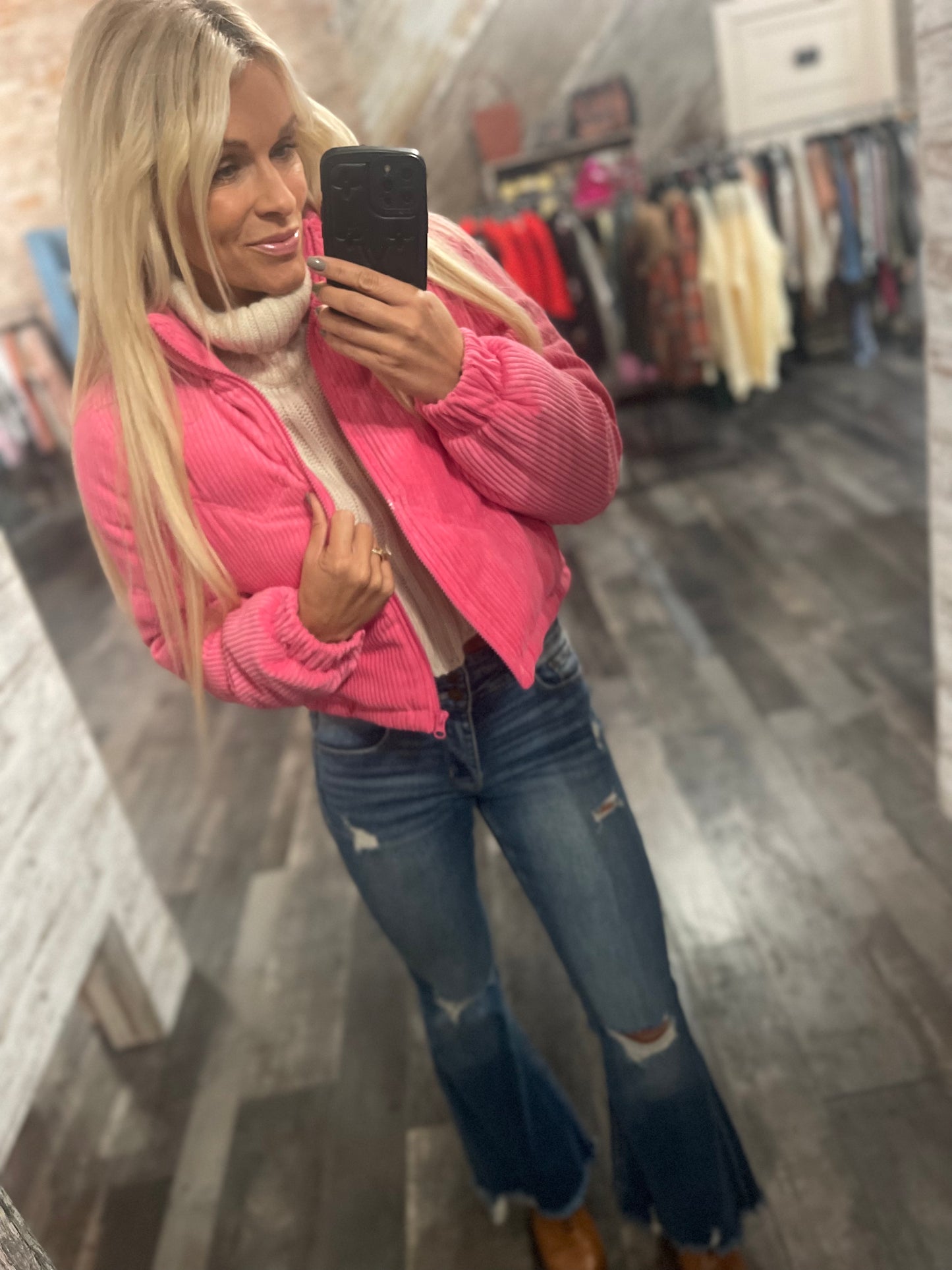 Petite High Rise Super Flare