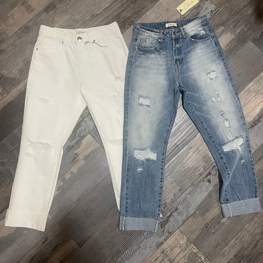 Elan Mom Distress Jean