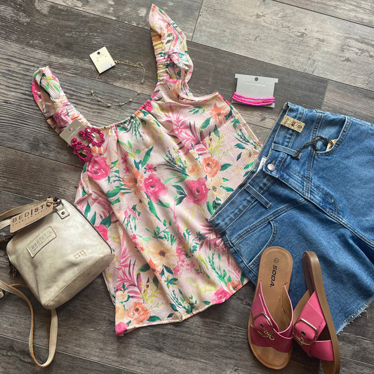 Floral Tank Top