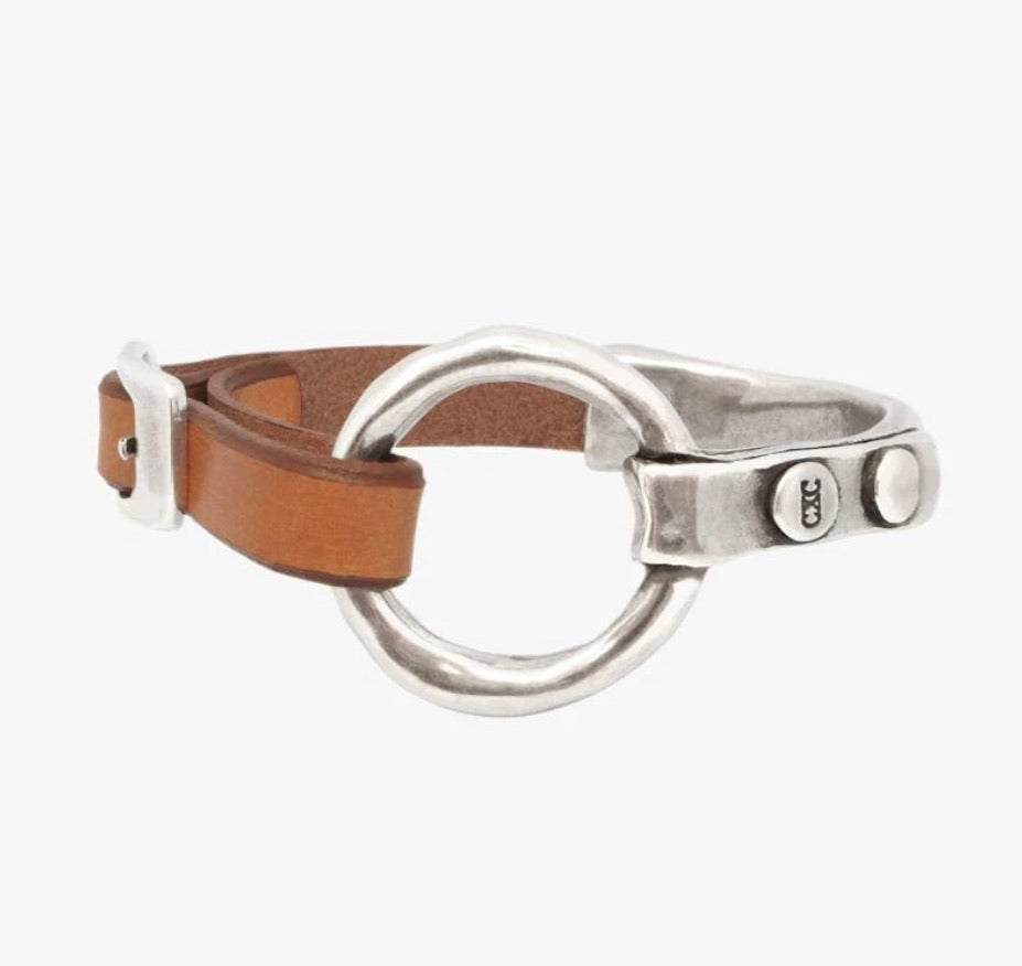 Equestrian Inspired Leather Bracelet