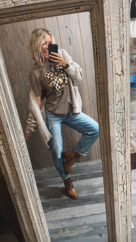 Duck Camo Check Pumpkin-T