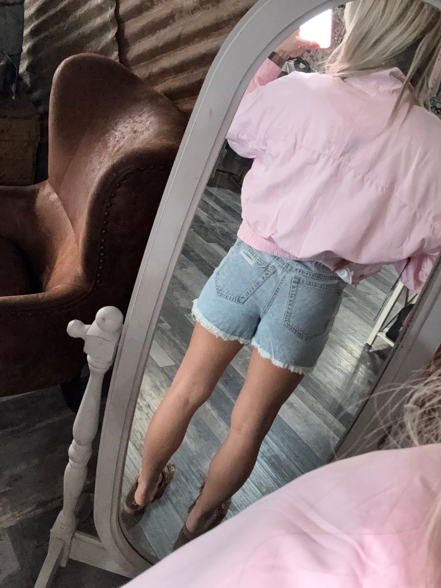 Distress Denim Short