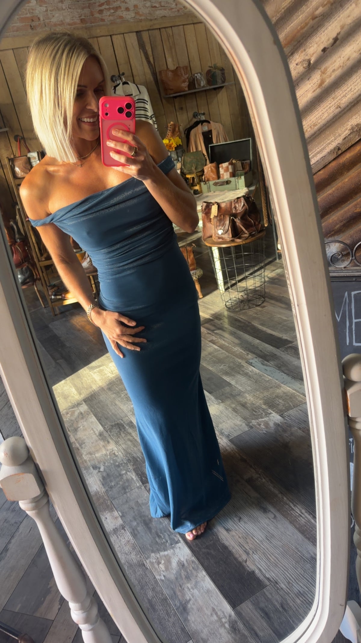 Teal Slimming Maxi