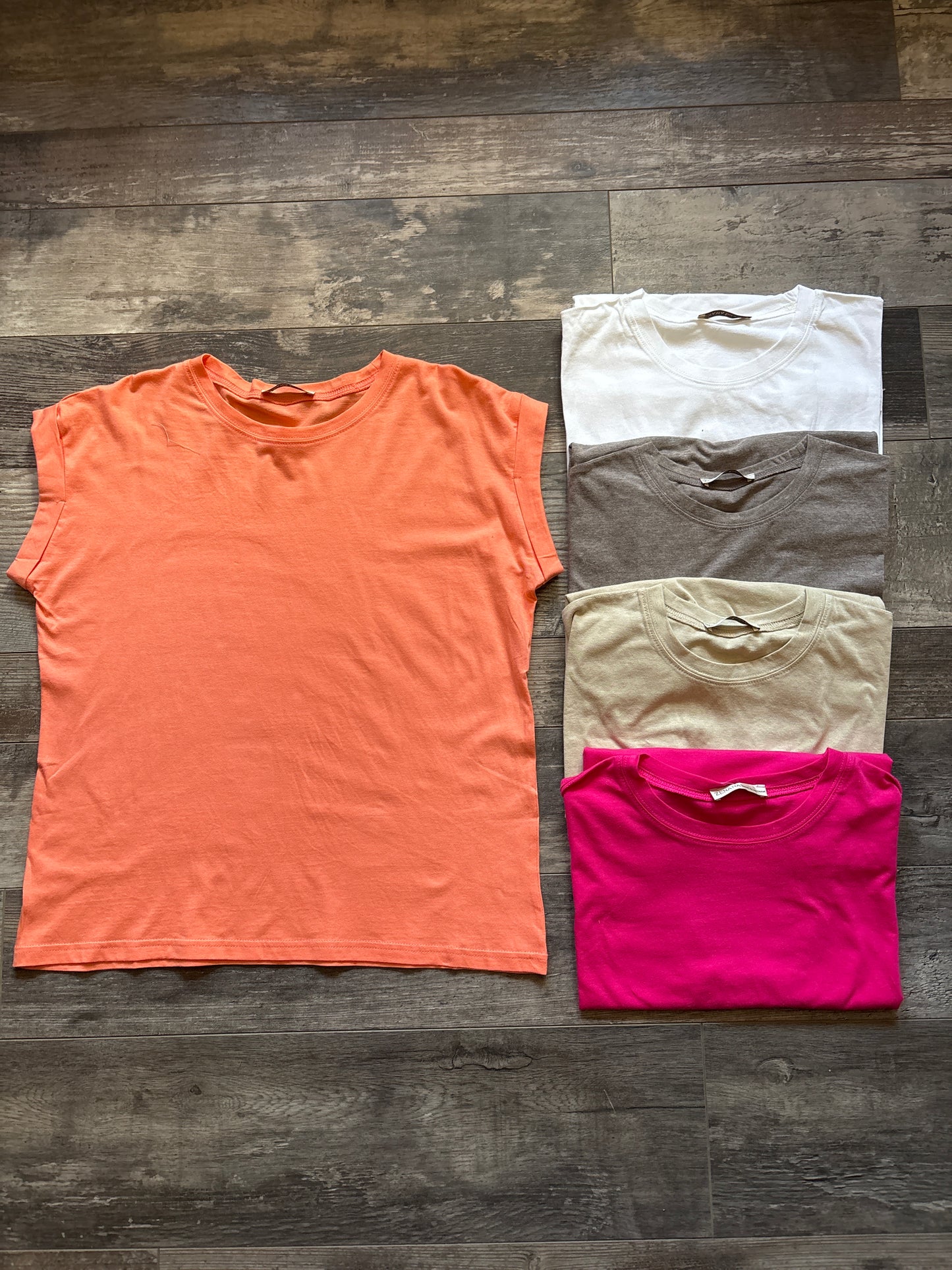 Rolled Sleeve Basic T