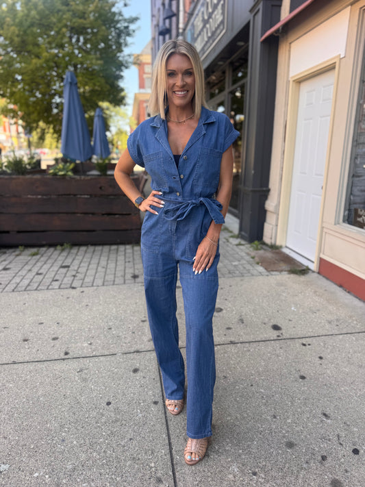 Melody Denim Jumpsuit