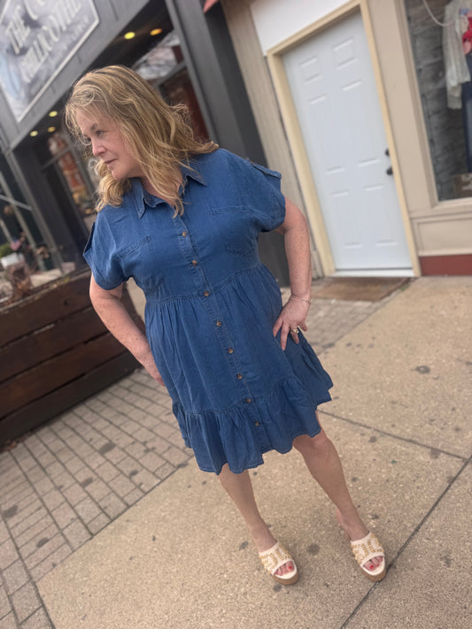 Rhonda’s Denim Dress