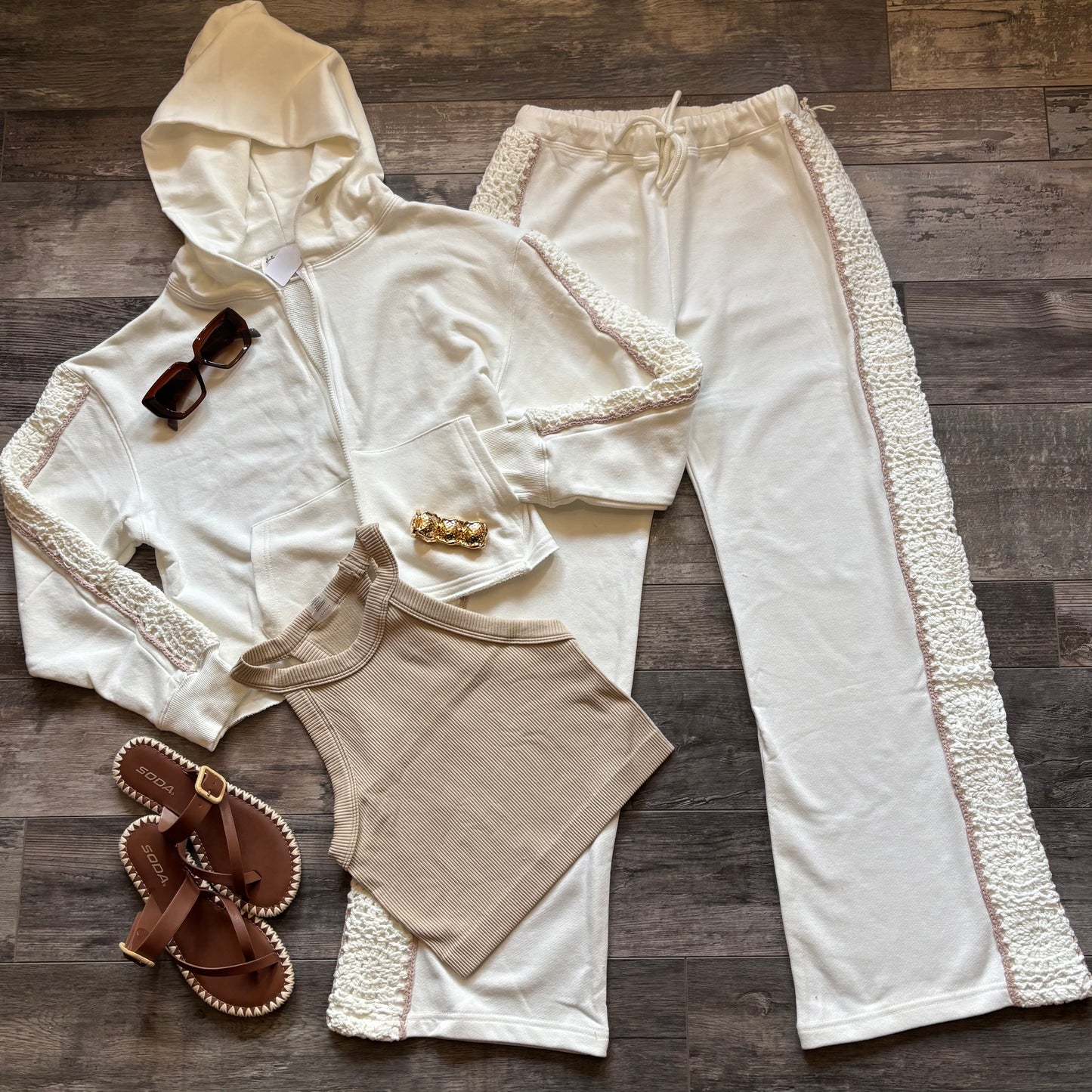 Terry Crochet Pant