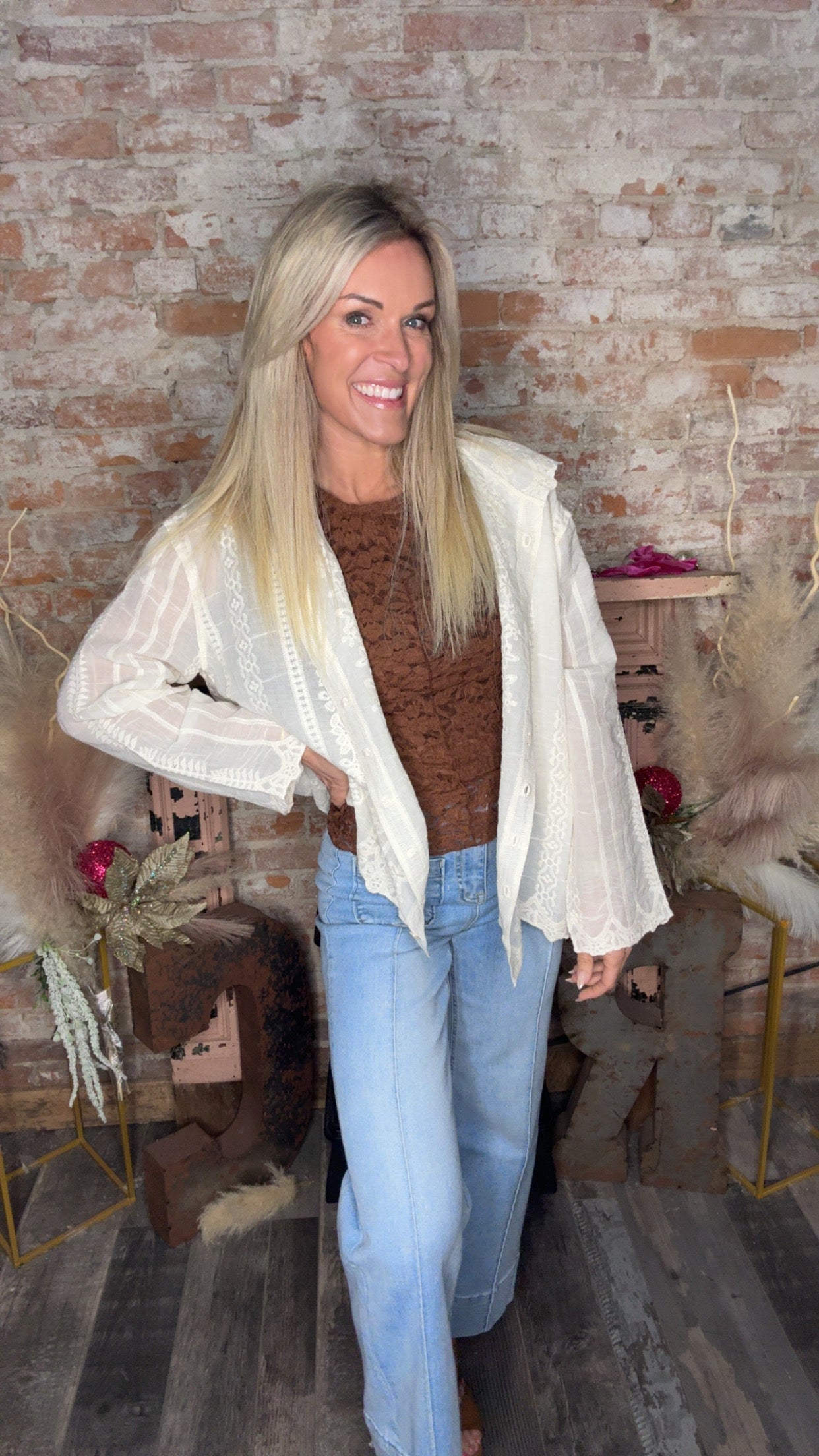 Spring Flowers Cardi