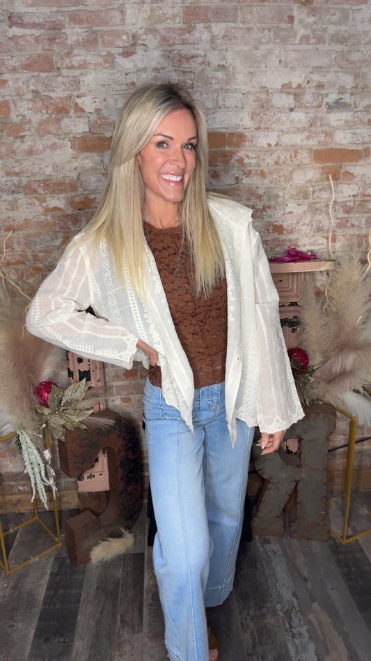 Spring Flowers Cardi