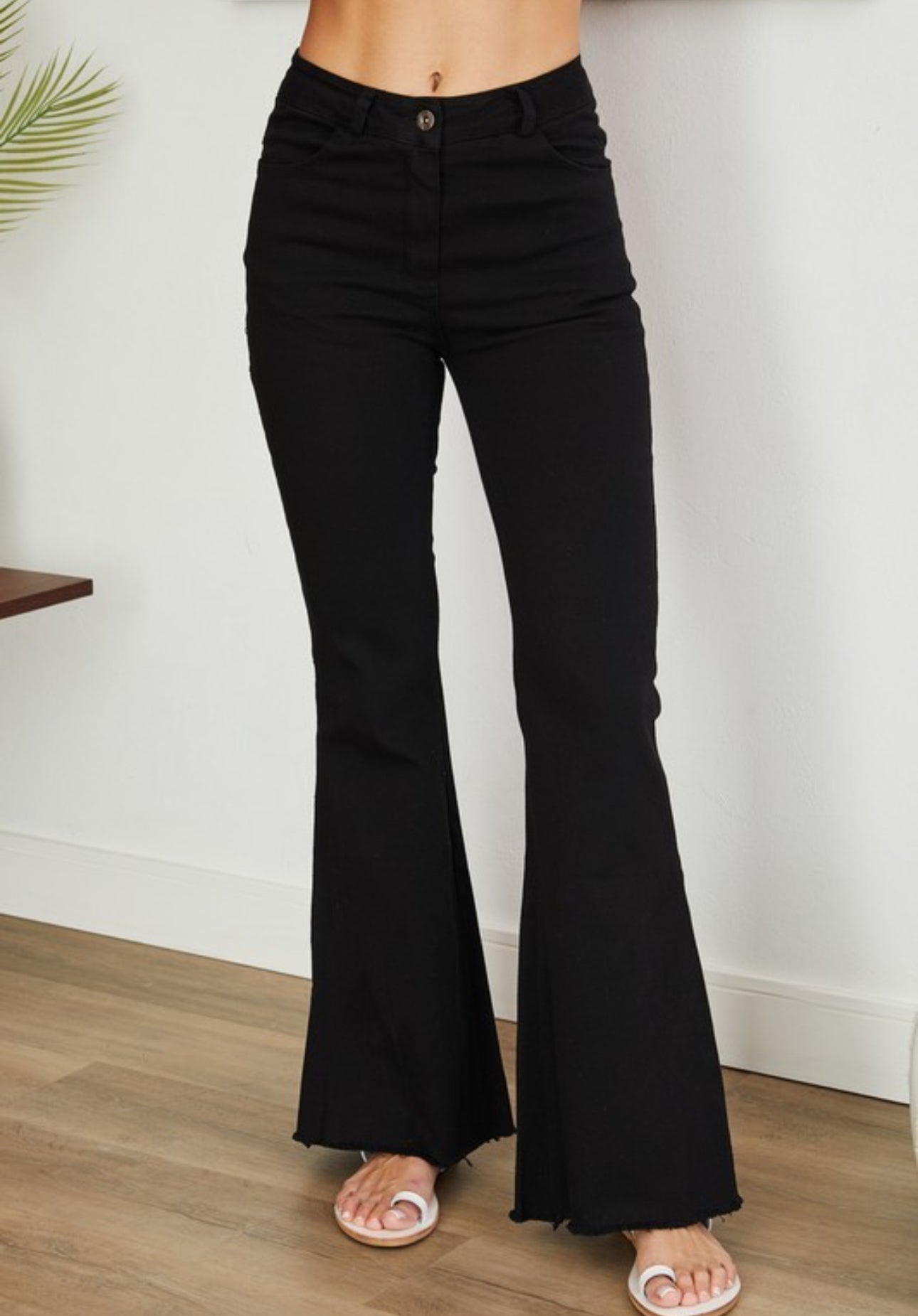 Raw Hem Flare
