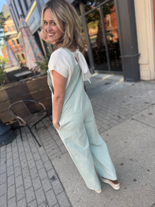 Lace & Twill Overall