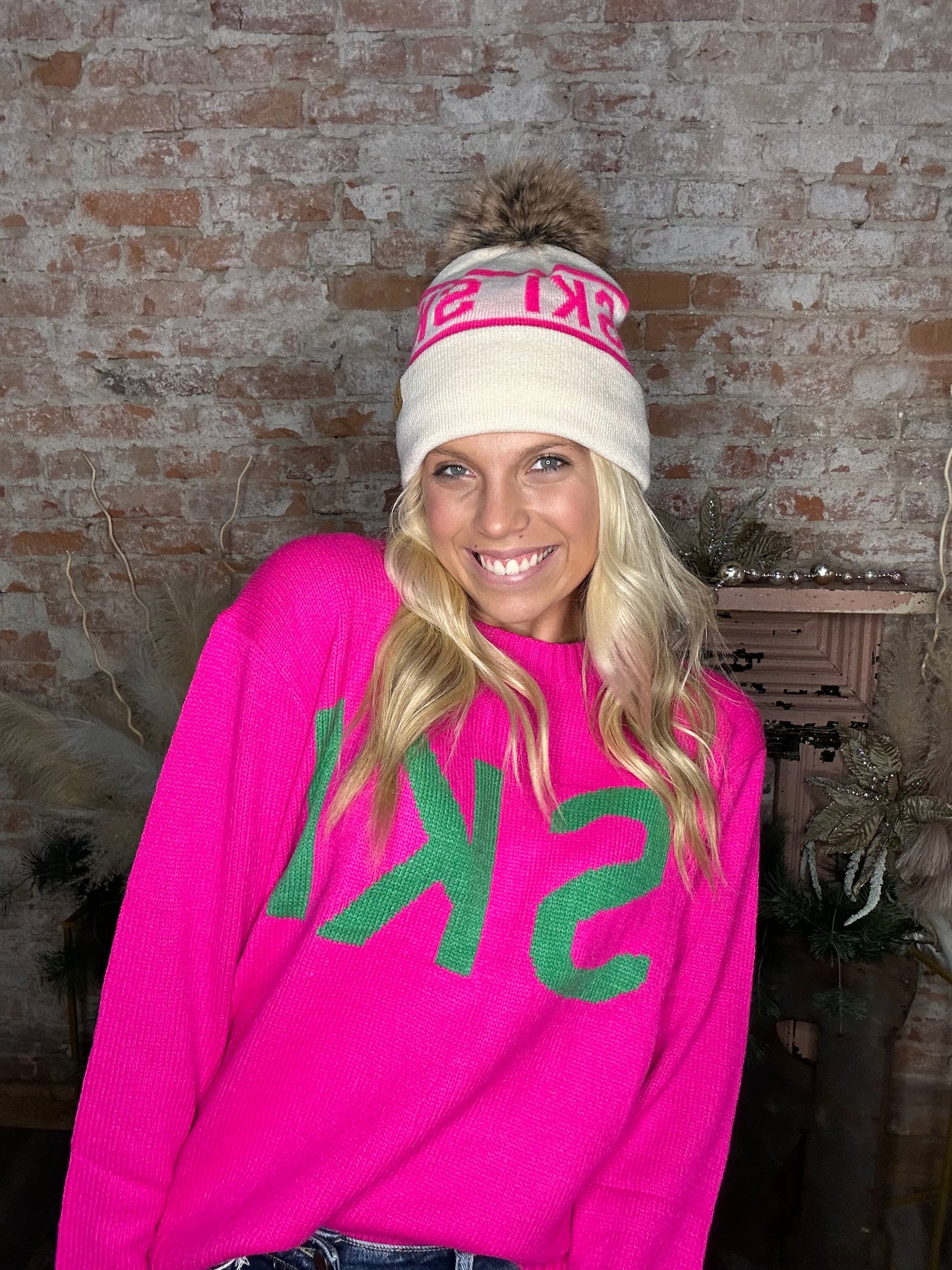 Ski Pink Girl