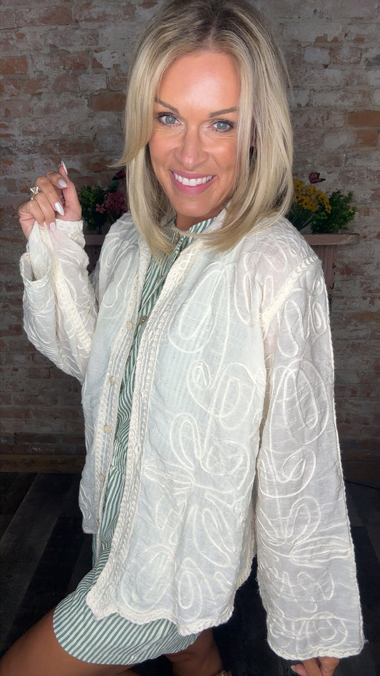Natural Girl Button Up