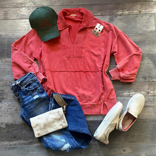 Mineral Wash Pullover