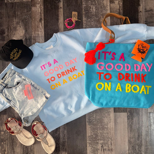 Drink on a boat