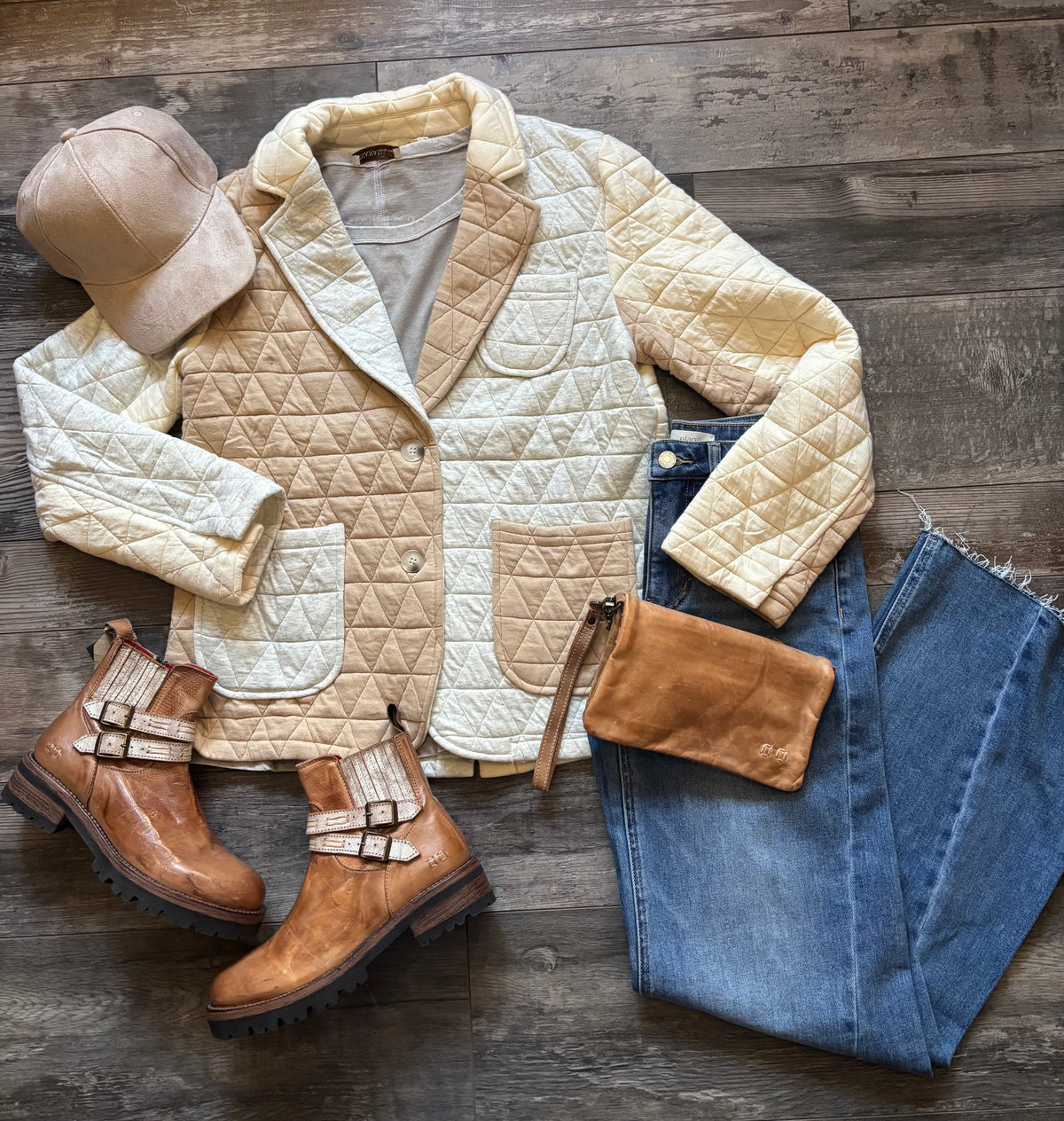 Quilted Chelsea Blazer