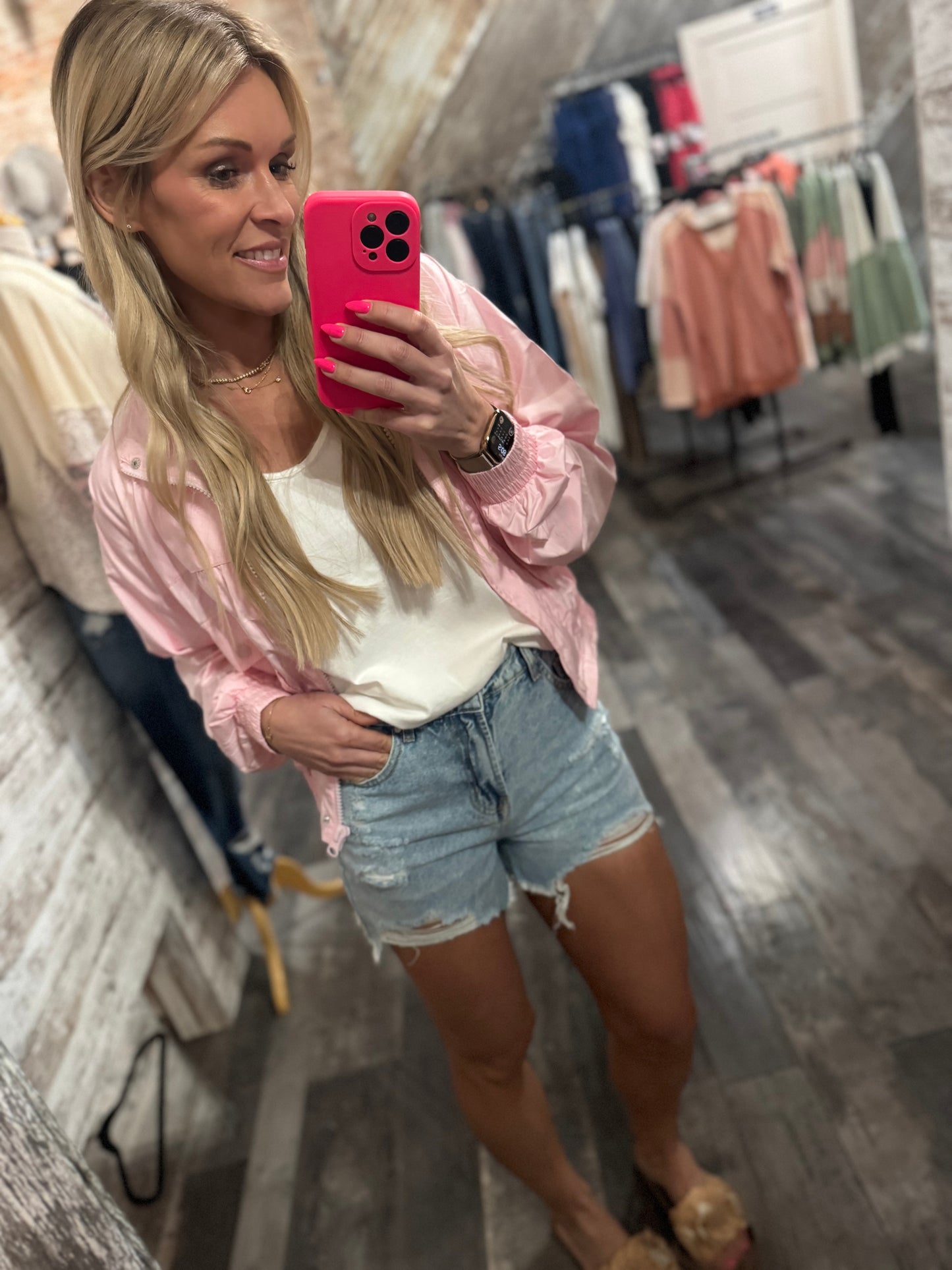 Distress Denim Short