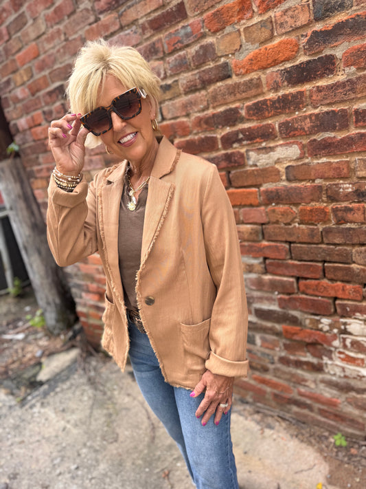 Classy Linen Blazer