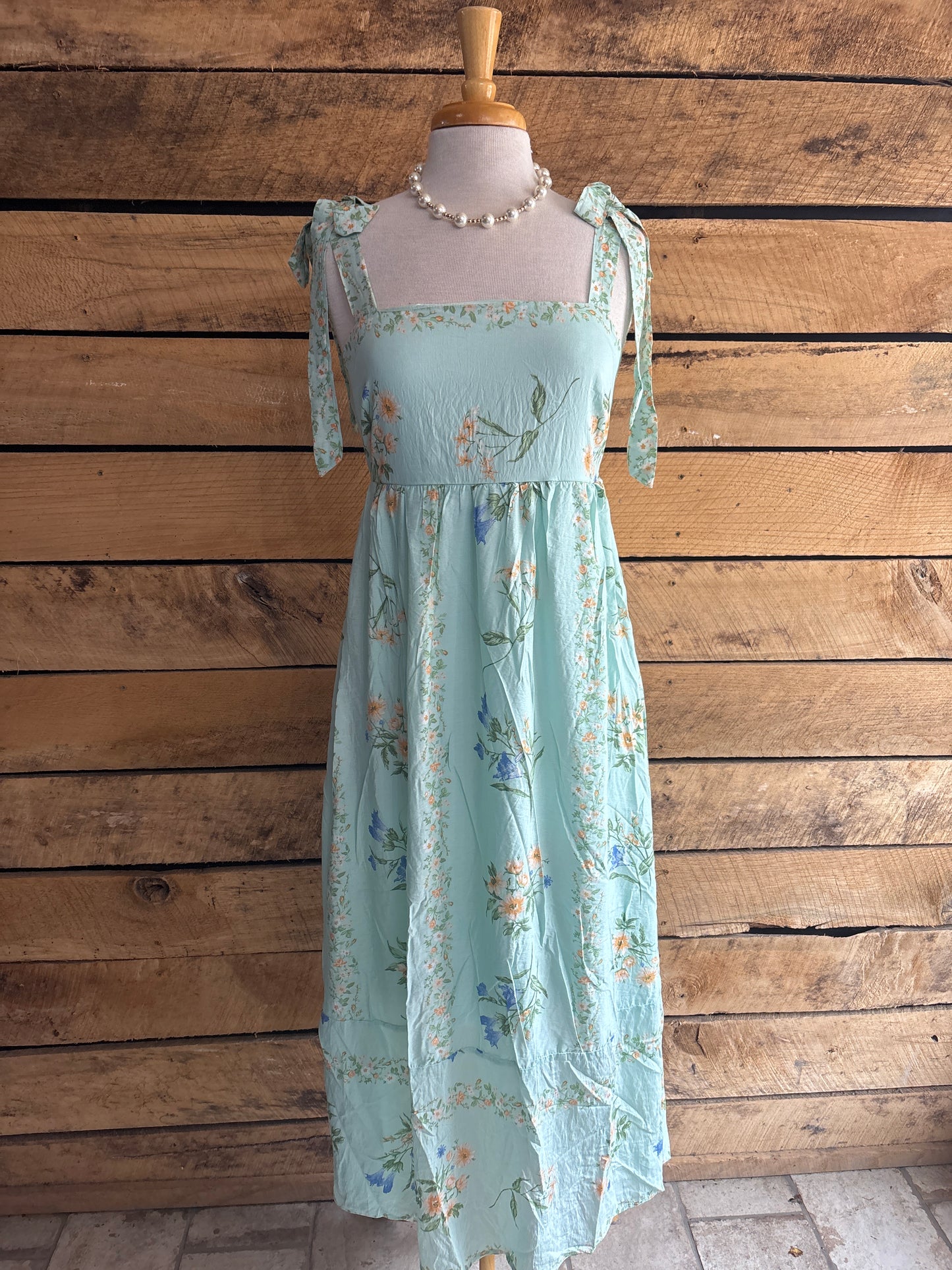 Empire Sage Dress