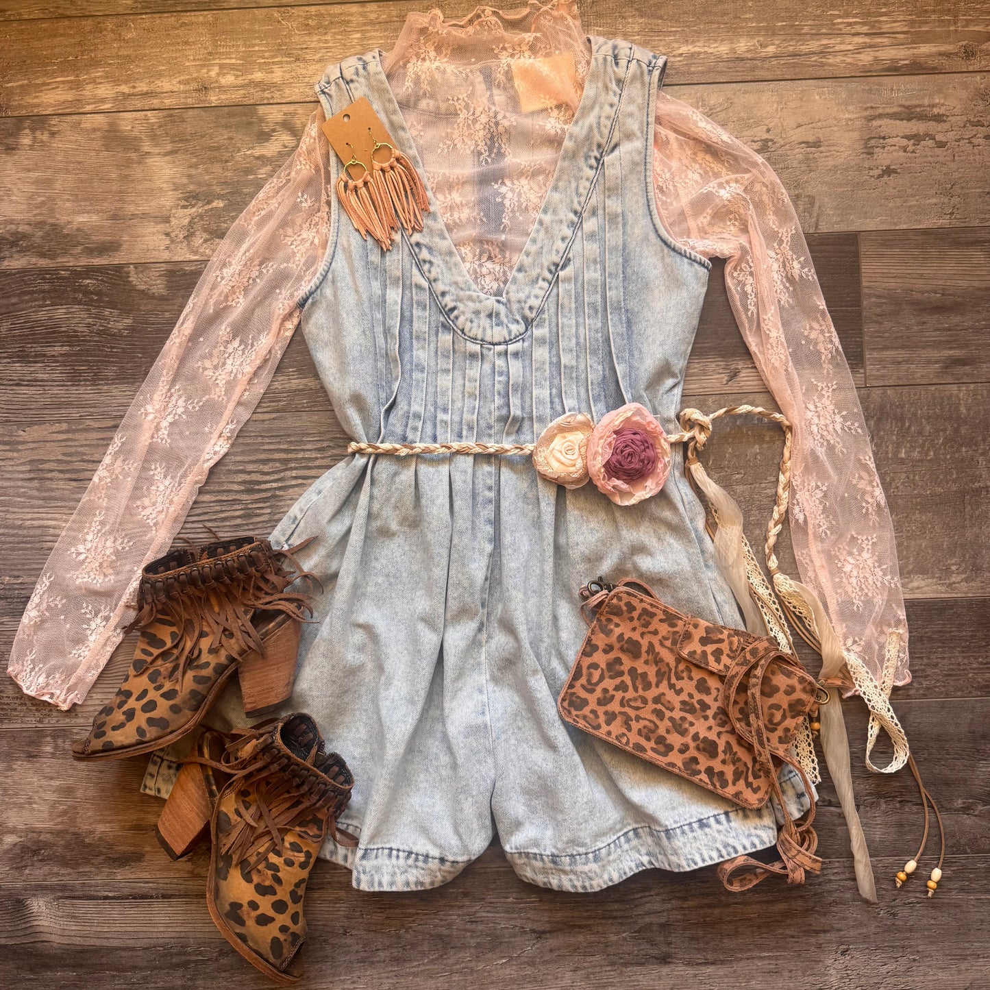 Vintage Washed Out Romper