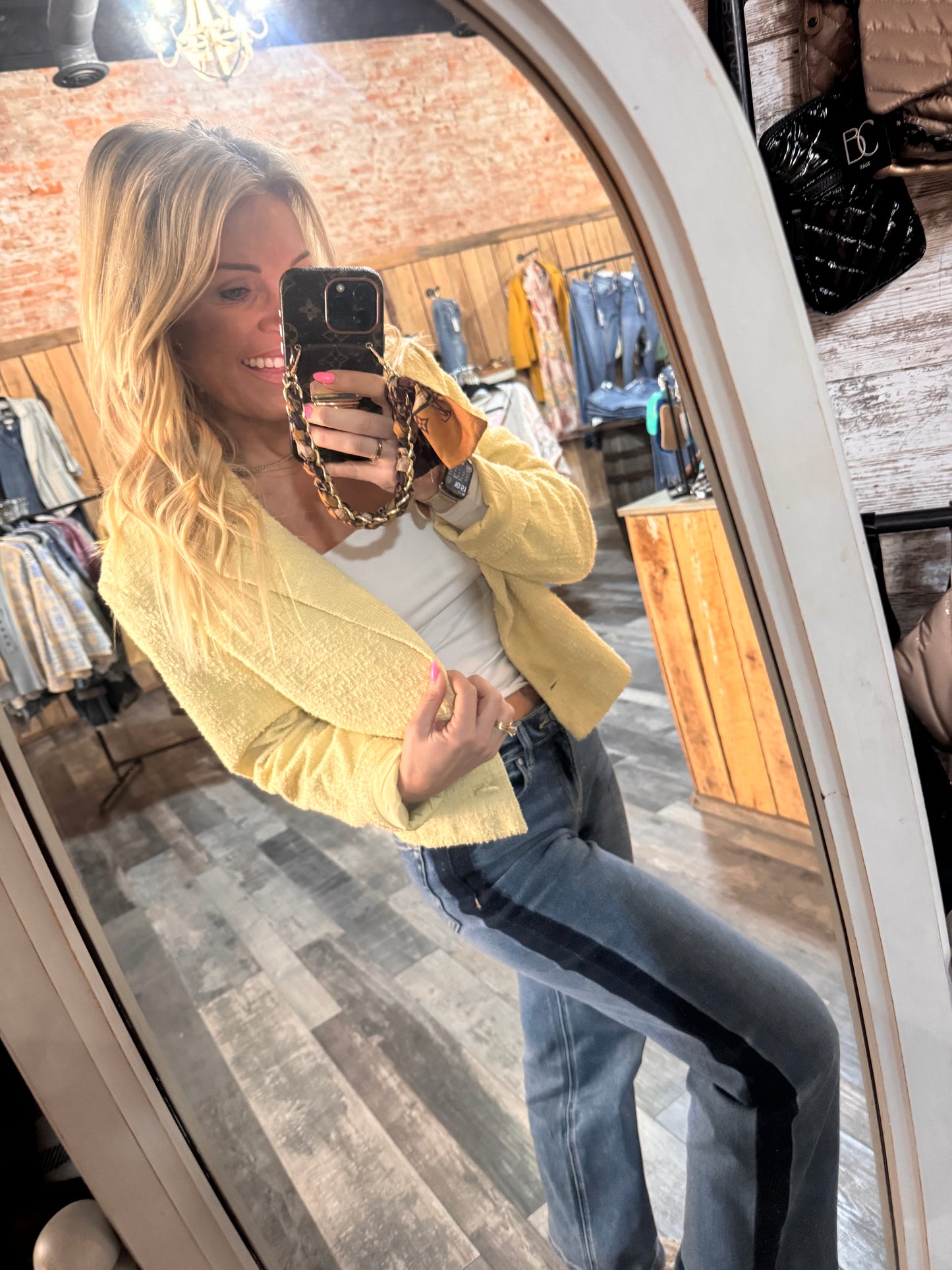 Sunshine Crop Blazer