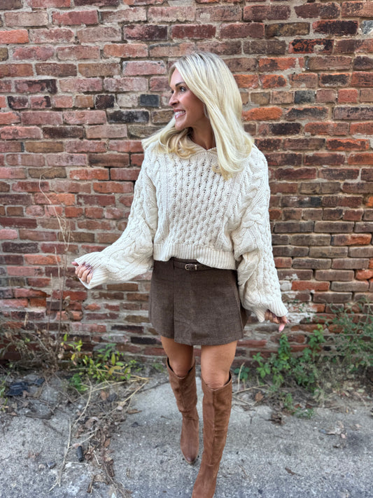 Pleated Fall Skirt