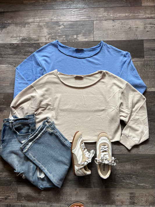 Boat Neck Crop
