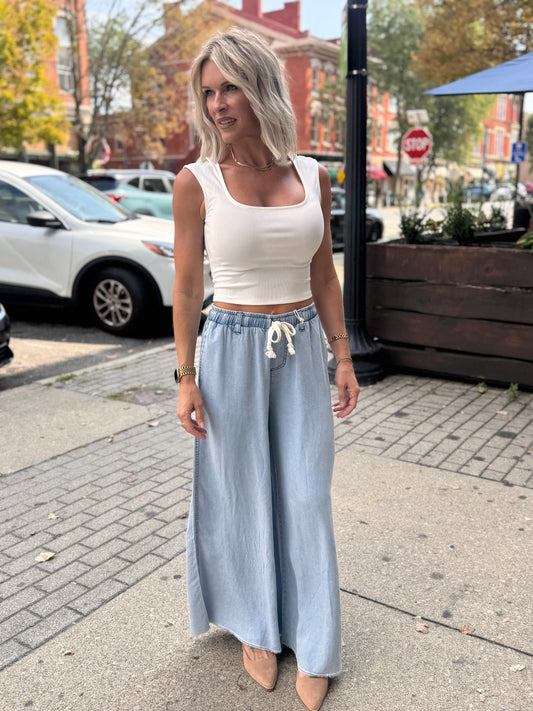 Tencel Denim Wide Leg