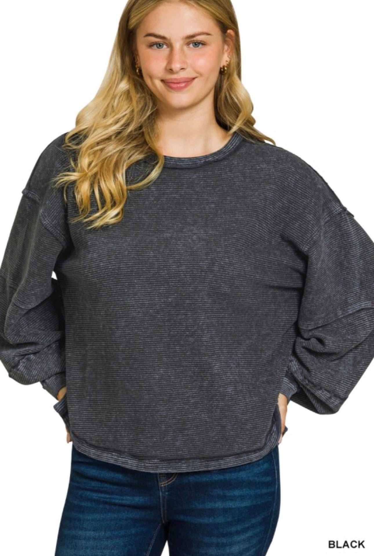 Double Time Ribbed Pullover
