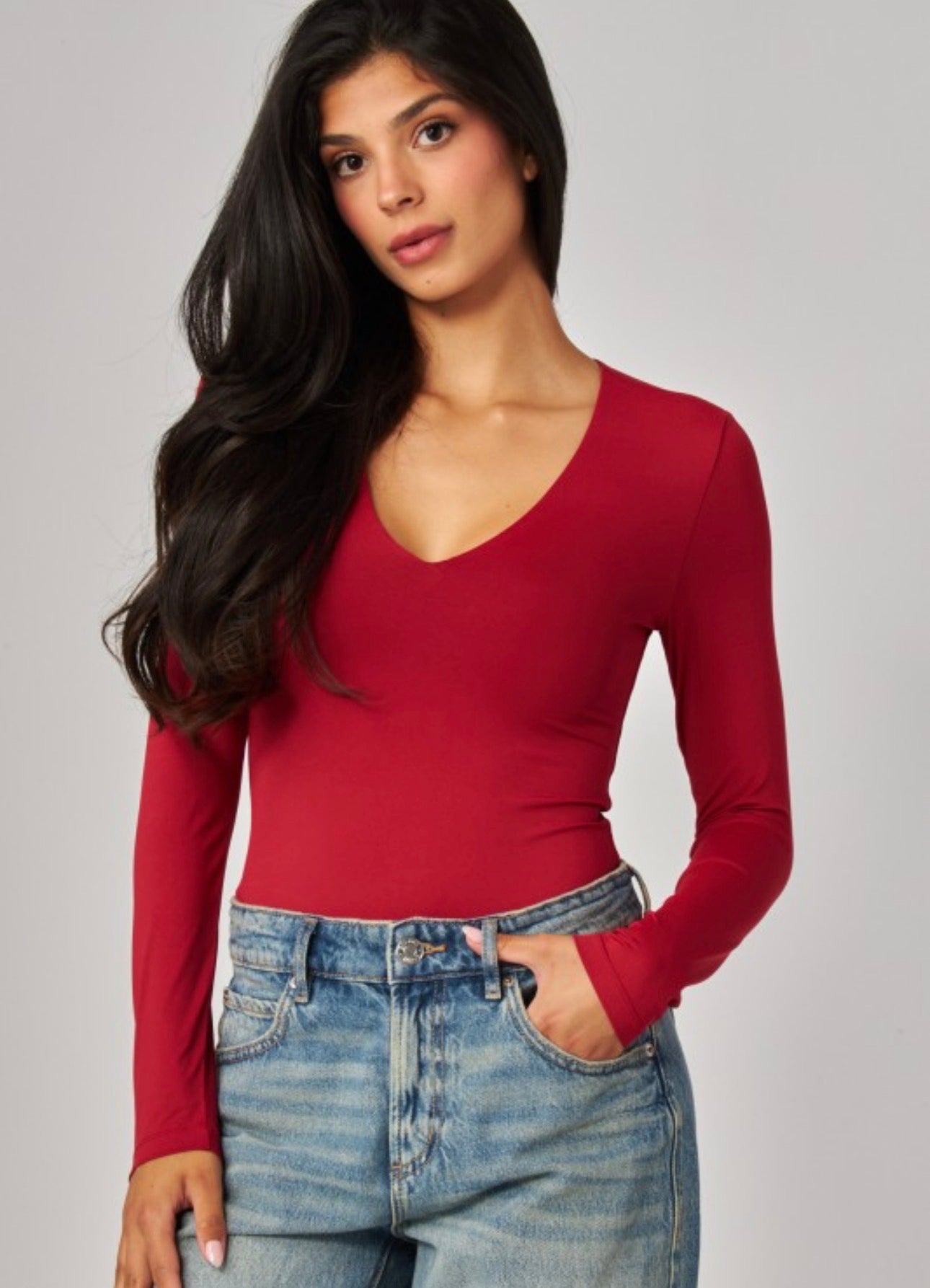 Contour V-Neck Bodysuit