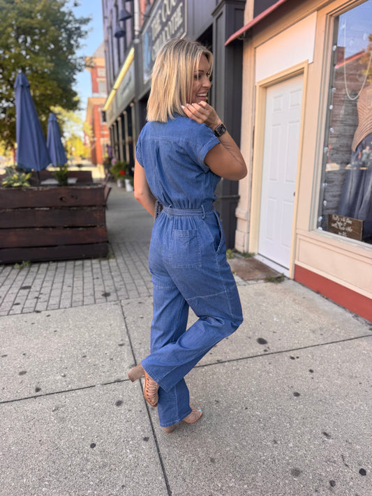 Melody Denim Jumpsuit