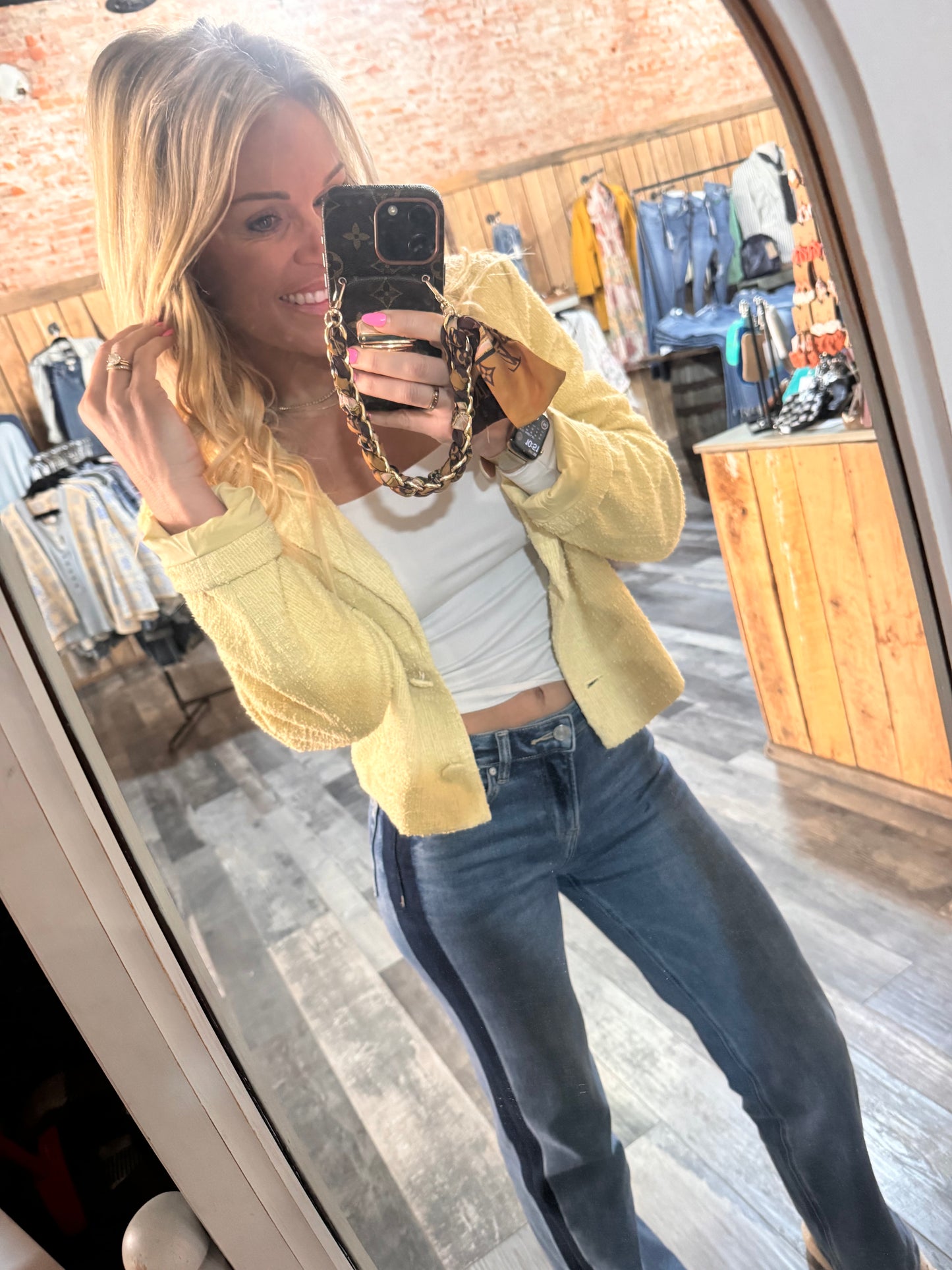 Sunshine Crop Blazer