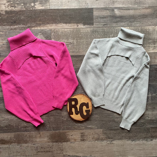 Cut Out Sweater
