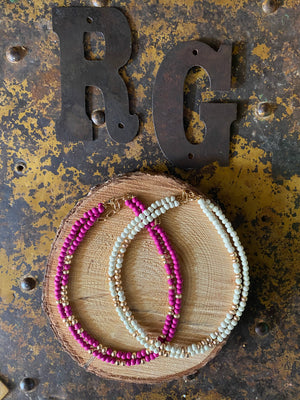 Two Layer Beaded Necklace