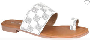 Monogram Sandals