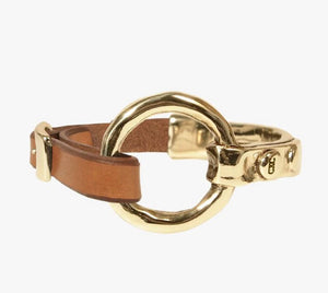 Equestrian Inspired Leather Bracelet